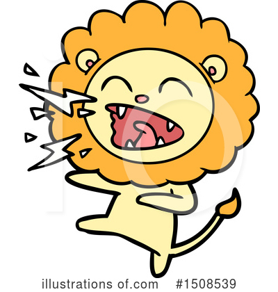 Royalty-Free (RF) Lion Clipart Illustration by lineartestpilot - Stock Sample #1508539