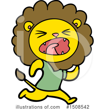Royalty-Free (RF) Lion Clipart Illustration by lineartestpilot - Stock Sample #1508542