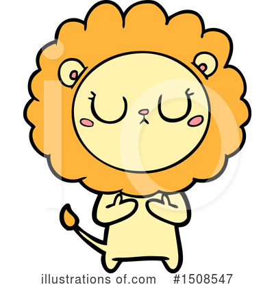 Royalty-Free (RF) Lion Clipart Illustration by lineartestpilot - Stock Sample #1508547