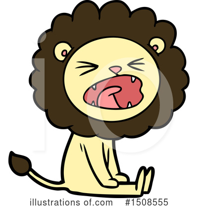 Royalty-Free (RF) Lion Clipart Illustration by lineartestpilot - Stock Sample #1508555