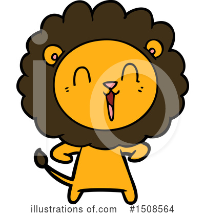 Royalty-Free (RF) Lion Clipart Illustration by lineartestpilot - Stock Sample #1508564
