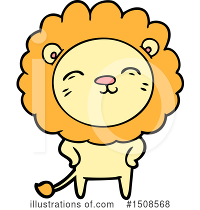 Royalty-Free (RF) Lion Clipart Illustration by lineartestpilot - Stock Sample #1508568