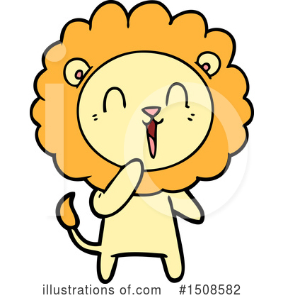 Royalty-Free (RF) Lion Clipart Illustration by lineartestpilot - Stock Sample #1508582