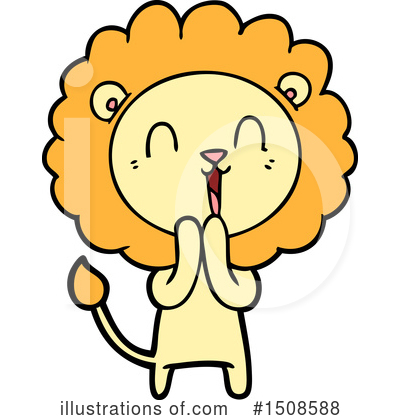 Royalty-Free (RF) Lion Clipart Illustration by lineartestpilot - Stock Sample #1508588