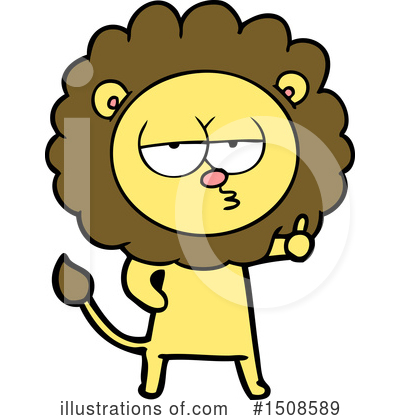 Royalty-Free (RF) Lion Clipart Illustration by lineartestpilot - Stock Sample #1508589