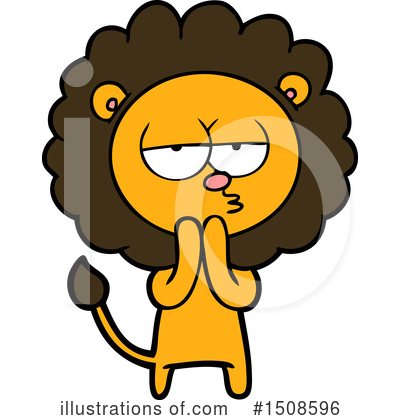 Royalty-Free (RF) Lion Clipart Illustration by lineartestpilot - Stock Sample #1508596