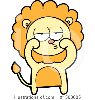 Royalty-Free (RF) Lion Clipart Illustration by lineartestpilot - Stock Sample #1508605