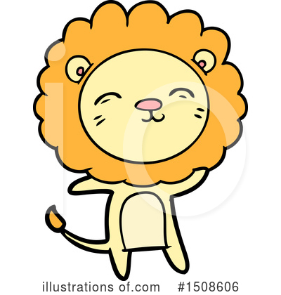 Royalty-Free (RF) Lion Clipart Illustration by lineartestpilot - Stock Sample #1508606