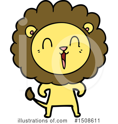 Royalty-Free (RF) Lion Clipart Illustration by lineartestpilot - Stock Sample #1508611