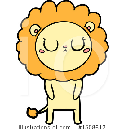 Royalty-Free (RF) Lion Clipart Illustration by lineartestpilot - Stock Sample #1508612
