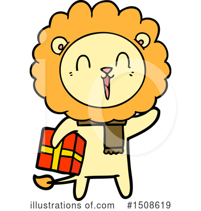 Royalty-Free (RF) Lion Clipart Illustration by lineartestpilot - Stock Sample #1508619