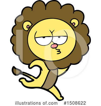 Royalty-Free (RF) Lion Clipart Illustration by lineartestpilot - Stock Sample #1508622