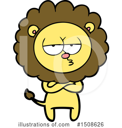 Royalty-Free (RF) Lion Clipart Illustration by lineartestpilot - Stock Sample #1508626