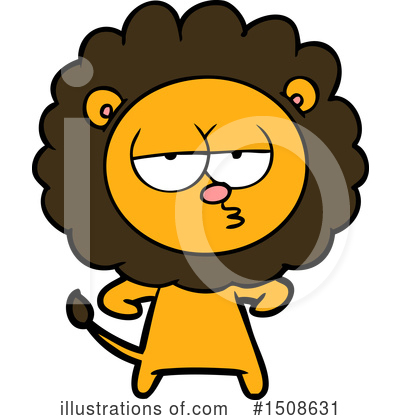 Royalty-Free (RF) Lion Clipart Illustration by lineartestpilot - Stock Sample #1508631