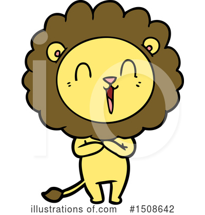 Royalty-Free (RF) Lion Clipart Illustration by lineartestpilot - Stock Sample #1508642