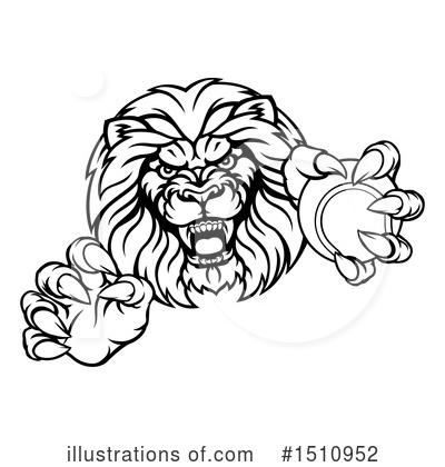 Royalty-Free (RF) Lion Clipart Illustration by AtStockIllustration - Stock Sample #1510952