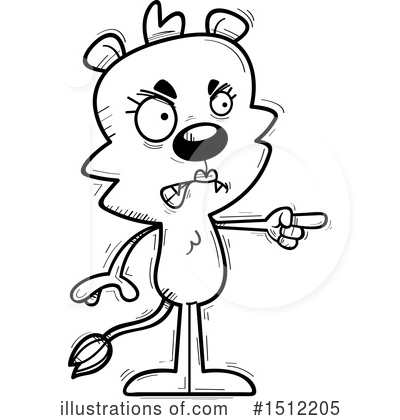 Royalty-Free (RF) Lion Clipart Illustration by Cory Thoman - Stock Sample #1512205
