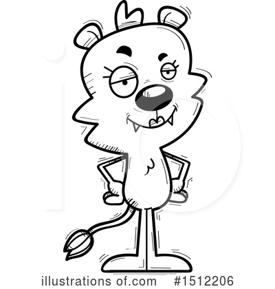 Royalty-Free (RF) Lion Clipart Illustration by Cory Thoman - Stock Sample #1512206