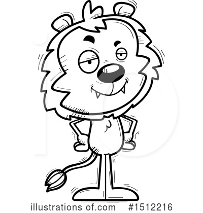 Royalty-Free (RF) Lion Clipart Illustration by Cory Thoman - Stock Sample #1512216