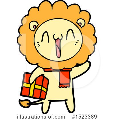 Royalty-Free (RF) Lion Clipart Illustration by lineartestpilot - Stock Sample #1523389