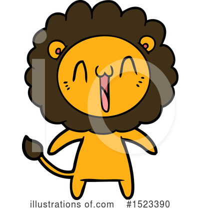 Royalty-Free (RF) Lion Clipart Illustration by lineartestpilot - Stock Sample #1523390