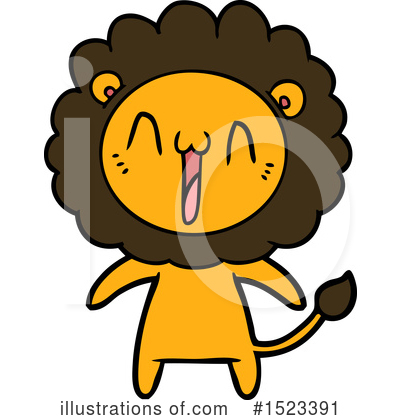 Royalty-Free (RF) Lion Clipart Illustration by lineartestpilot - Stock Sample #1523391