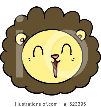 Royalty-Free (RF) Lion Clipart Illustration by lineartestpilot - Stock Sample #1523395