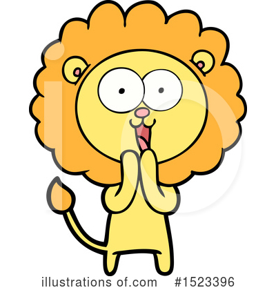 Royalty-Free (RF) Lion Clipart Illustration by lineartestpilot - Stock Sample #1523396