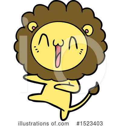 Royalty-Free (RF) Lion Clipart Illustration by lineartestpilot - Stock Sample #1523403