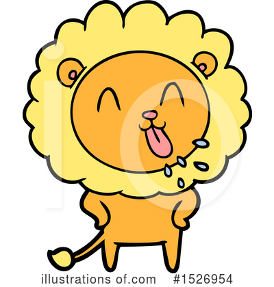Royalty-Free (RF) Lion Clipart Illustration by lineartestpilot - Stock Sample #1526954