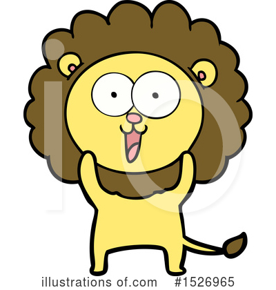 Royalty-Free (RF) Lion Clipart Illustration by lineartestpilot - Stock Sample #1526965