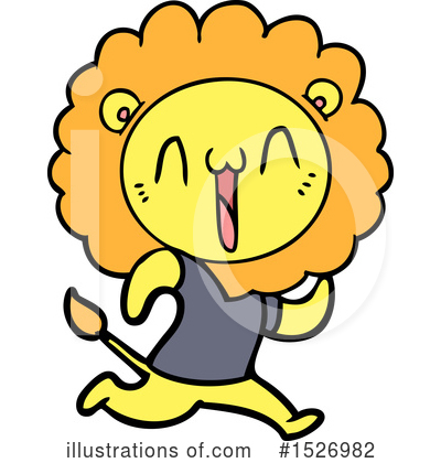 Royalty-Free (RF) Lion Clipart Illustration by lineartestpilot - Stock Sample #1526982
