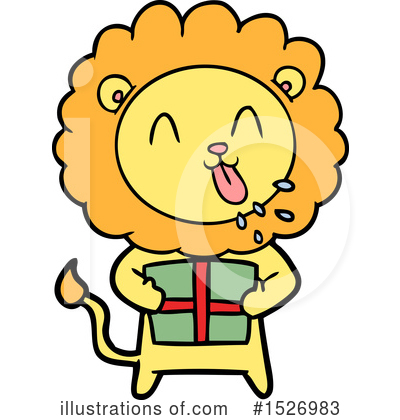 Royalty-Free (RF) Lion Clipart Illustration by lineartestpilot - Stock Sample #1526983