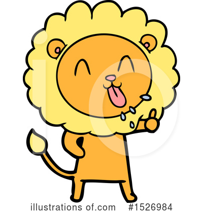 Royalty-Free (RF) Lion Clipart Illustration by lineartestpilot - Stock Sample #1526984