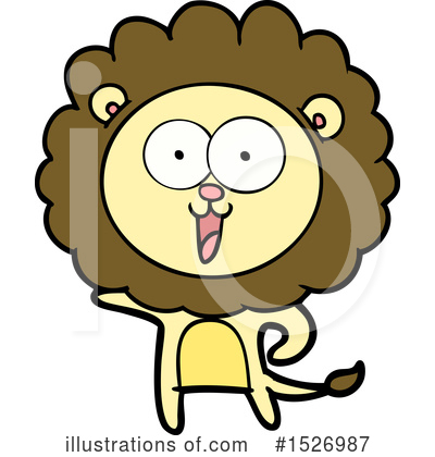 Royalty-Free (RF) Lion Clipart Illustration by lineartestpilot - Stock Sample #1526987