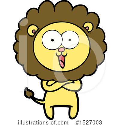 Royalty-Free (RF) Lion Clipart Illustration by lineartestpilot - Stock Sample #1527003