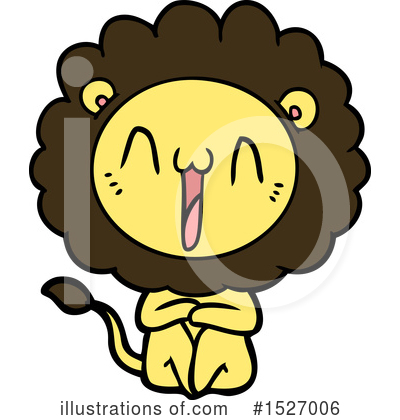 Royalty-Free (RF) Lion Clipart Illustration by lineartestpilot - Stock Sample #1527006