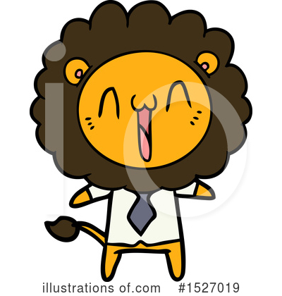 Royalty-Free (RF) Lion Clipart Illustration by lineartestpilot - Stock Sample #1527019