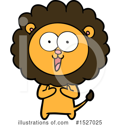 Royalty-Free (RF) Lion Clipart Illustration by lineartestpilot - Stock Sample #1527025