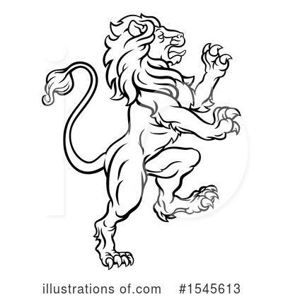 Royalty-Free (RF) Lion Clipart Illustration by AtStockIllustration - Stock Sample #1545613