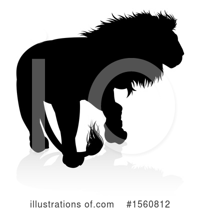 Royalty-Free (RF) Lion Clipart Illustration by AtStockIllustration - Stock Sample #1560812