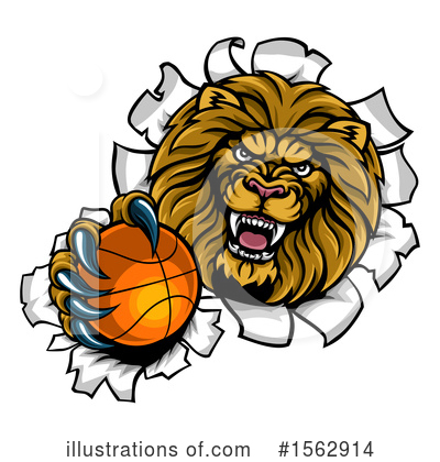 Royalty-Free (RF) Lion Clipart Illustration by AtStockIllustration - Stock Sample #1562914