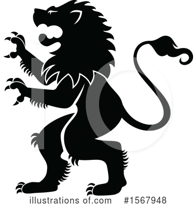 Royalty-Free (RF) Lion Clipart Illustration by Vector Tradition SM - Stock Sample #1567948