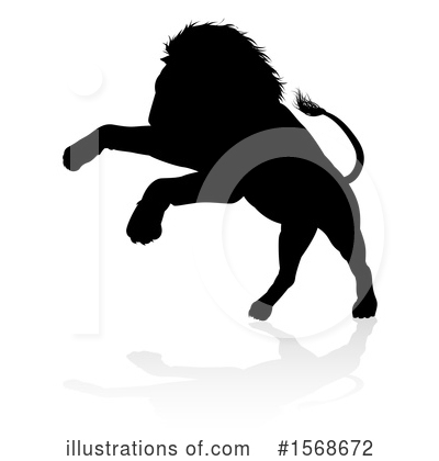Royalty-Free (RF) Lion Clipart Illustration by AtStockIllustration - Stock Sample #1568672