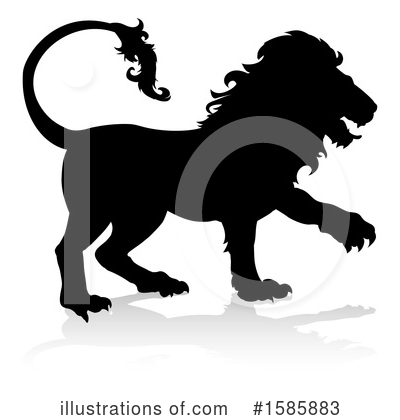 Royalty-Free (RF) Lion Clipart Illustration by AtStockIllustration - Stock Sample #1585883
