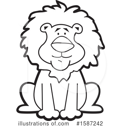 Lion Clipart #1587242 by Johnny Sajem