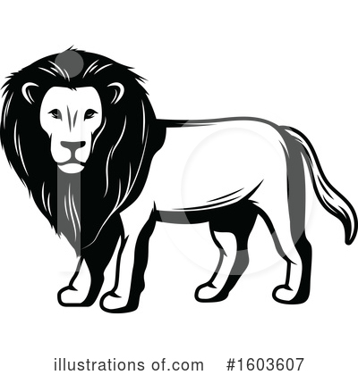 Royalty-Free (RF) Lion Clipart Illustration by Vector Tradition SM - Stock Sample #1603607