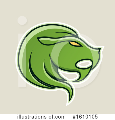 Royalty-Free (RF) Lion Clipart Illustration by cidepix - Stock Sample #1610105