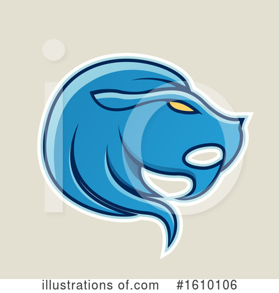 Royalty-Free (RF) Lion Clipart Illustration by cidepix - Stock Sample #1610106