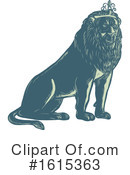 Lion Clipart #1615363 by patrimonio